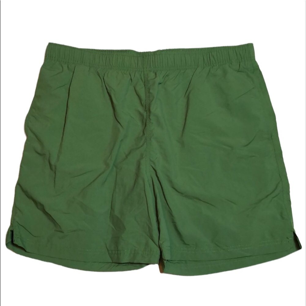 Lands End Green Swim Trunks Mens Size L
